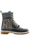 Women's Vegan Leather Multi-Colored Long Boots - Pet Boulevard Design - 7