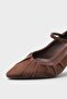 Valery Drawstring Pointed Toe Mary Jane Shoes - 4