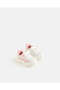 Girls White Flower Sneakers - 2