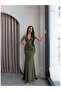 Halter Neck Sequined Maxi Dress