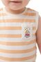 AIKO Infant AOP Cotton Interlock Sleeveless Bodysuit – Stripe Edition | Soft Cotton Baby Onesie for Infants | Breathable Sleeveless Baby Bodysuit | Comfortable Everyday Baby Wear - 5
