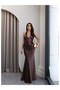 Halter Neck Sequined Maxi Dress - 4
