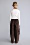 Cargo Pocket Barrel Fit Ribbed Trousers Girls (26 Au) - 5