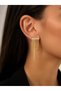 Gold Color Sparkling Tassel Earrings