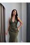 Halter Neck Sequined Maxi Dress - 2