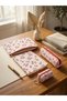 Lizy 4-Piece Stationery Set – Makeup Bag, Notebook, Coin Purse, and Pen Holder
