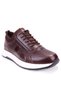 Dma08-1061 Brown Orthopedic Daily Slip on Men's Leather Shoes