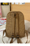 Khaki Quilted Star Backpack - 5