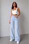 Women's Palazzo High Waist Wide Leg Jeans