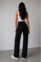 Women's Palazzo High Waist Wide Leg Jeans - 3