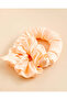 Yellow Satin Heatless Curler Scrunchie - 5
