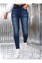 Women's High Waist Skinny Fit Jeans with Pocket Detail - 3