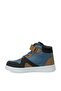 Zunk.P Navy Blue Boys' High Sneaker - 3