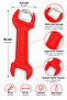 Wrench Shaped Bottle Opener 16cm Key Opener Ra440 - 3