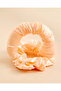 Yellow Satin Heatless Curler Scrunchie