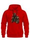 Unisex Vintage Women's Biker Printed Hooded Sweatshirt – Biker Motorcycle Hoodie