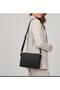 3-Compartment Monogram Patterned Women's Shoulder Bag with Adjustable Strap - 2
