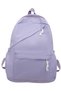 Purple Plain Backpack - 4