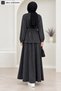 Women's Hijab Denim Two-Piece Set - 2