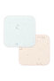 100% Organic Cotton 2-Piece Hand Towel Set