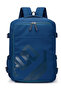 Dark Blue Backpack with Shoe Compartment - 5