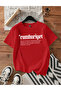 Cumhuri̇yet Printed Oversize Crew Neck Unisex Tshirt
