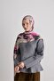 Antique Rose Pattern Nua Viscose Shawl - 2
