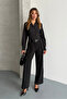 Maxi Pleated Belted High Waist Palazzo Trousers