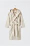 100% Cotton Bamboo Girls'/Boys' Bathrobe Smoked 9-10 Years Old - 2