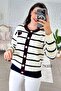 Striped Knitwear Blouse 7K102