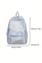 Blue Plain Backpack - 6
