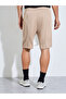 Men Khaki Training Shorts with Side Pocket - 5