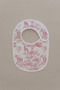 Muslin Apron and Shoulder Cloth - Pink Toile De Jouy - 3