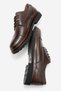 Genuine Leather 2-Color Stitched Inner and Outer Leather Men's Shoes