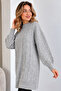 Knitwear Sweater with Pearl Detail on Sleeves K6042 Gray - 2