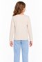 14009-26 Girl's Floral You Printed Seasonal Combed Cotton Sweatshirt - 5