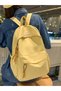Yellow Plain Backpack