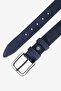 Men's Navy Blue Casual Belt - 2