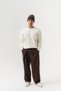 Bellini Pile Detailed Baggy Fabric Men's Trousers - 4