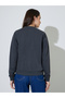 Charcoal Solid Long Sleeves Regular Fit Sweatshirt - 5