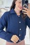 Knitwear Cardigan with Front Pockets 7K042 - 4