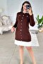 Button Detail Knitwear Dress 7K096 - 3