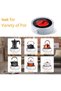 Electric Mini Coffee Pot Warmer Portable 800W Ceramic Stove Round Hot Plate Countertop Burner for Boiling Water Tea Coffee (Black Stove Electric) - 5