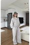 Striped Detailed Tracksuit Set Oversize - 3