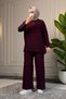 44389 - Stylish Comfortable Casual Viscose Knitwear Women's Set - 2