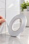2 Pieces of Tile Gap Tape – Self-Adhesive Strip Tape, for Walls and Tile Floors, Gray (Silver), Tile Gap Tape
