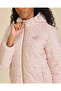 Men Pink Ditsy Print Basic Puffer Jacket - 4