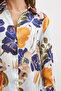 Digital print patterned shirt navy blue - 2