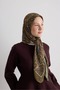 Anatolian Paisley Pattern Bamboo Scarf - 2