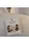 Xuping Colorful Zircon Stone Hoop Earrings - 2